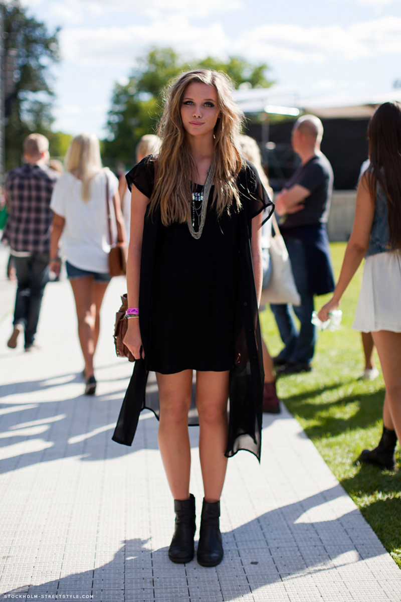 festival stijl outfit kleding zwart fashion blog